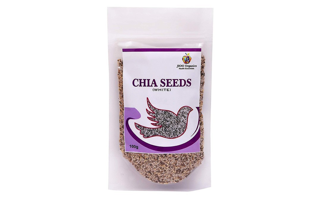 Jioo Organics Chia Seeds (White)    Pack  100 grams